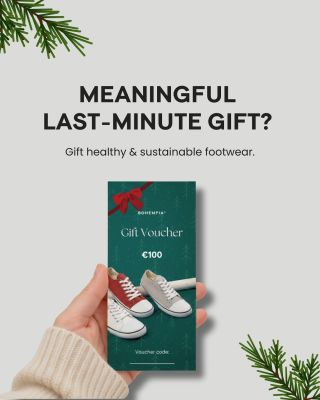 Last-minute gift panic? 🎄😅 Make it meaningful in 2 minutes: Bohempia Gift Voucher = healthy barefoot steps + sustainable...